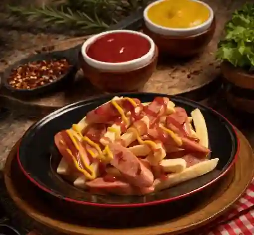 Salchipapa Tex Mex